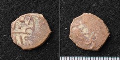 *Medieval Islamic State Mamluk Dynasty? copper coin[E5804]7n0