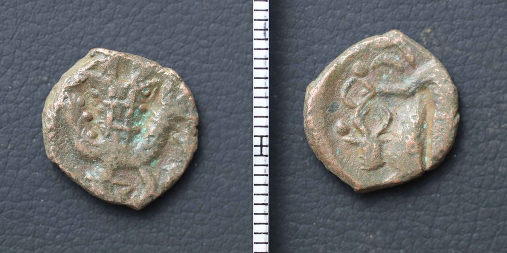 *Kushan Empire Coin Unclassified, Ancient India Roman Islamic [E8999]7o6