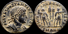 CONSTANTIUS II. Ancient coins Roman Empire. 337-361 AD. Æ 17 mm. 2,46 gr. #1070