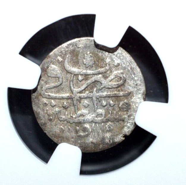 TURKEY AKCE, AH 1115 (1703) TURKEY AKCE, NGC CERIFIED—-402—