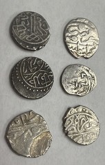 Ottoman Empire Akce Lot of 6 Coins Silver 4.7 Grams