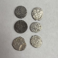 Ottoman Empire Akce Lot of 6 Coins Silver 4.7 Grams