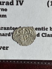 Ottoman Empire. Murad IV (1623-1640) Edirne 12mm Silver Akce C656