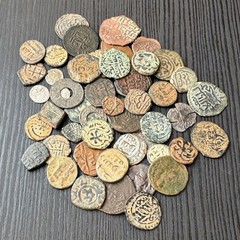 Lot 50 Islamic coins Umayyad Abbasid Mamluk Seljuk Ottoman #A997