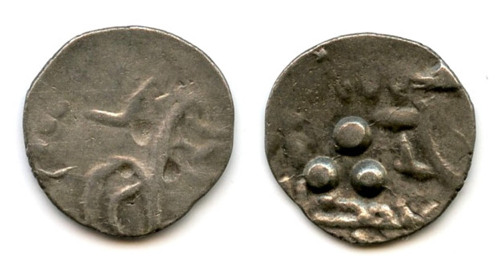 RRR silver damma w/bust, Muhammad (c.720s/50s CE) of Multan, Abbasids (F/T#M26)