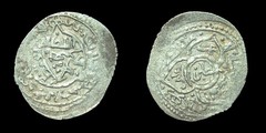 ISLAMIC EMIRATE OF ERETNA Ghiyath al-Din Muhammad I.Silver akce AH 753-767 Rare