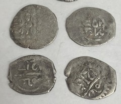 5 Islamic O’Homan Dirham Silver Coins 13th – 15th Century