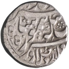 Durrani: Taimur (1772-1793), silver rupee (11.51g), Ahmdshahi mint, AH 1204 (178