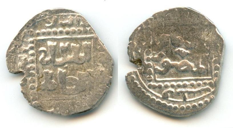 (17715) Ayyubid AR ½ dirham. al-Kamil. Ghazza. A#814G RR