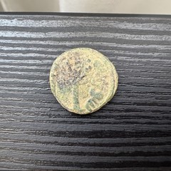RARE Umayyad Caliphate fals coin – FRUIT TREE type Palestinian mint PALM ^C941