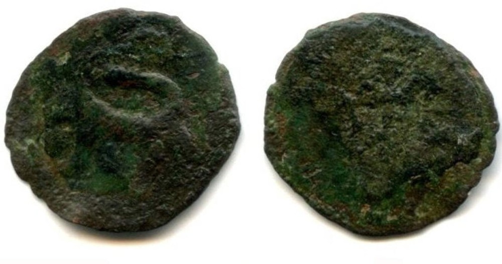 Rare Jochid copper pulo, “Cat” type, no mint, no date, ca.15th century AD – “Ang