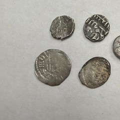 15th -17th Century Silver Islamic Ottoman Empire – 5 Silver Coins