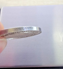 Islamic Qur’an Iqra Medal AG999 Fine Silver 15.7g Arabic Water Dam Design