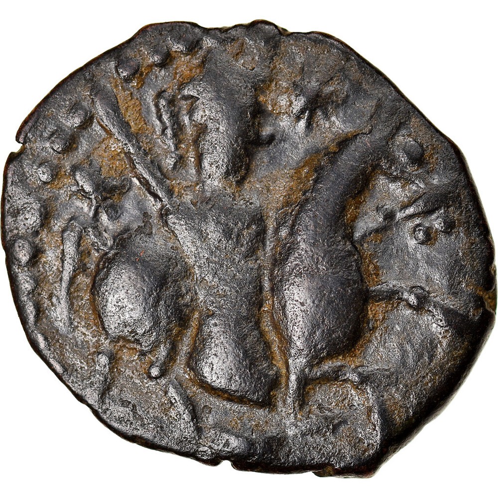 [#876433] Coin, Seljuqs, Rum, Kaykhusraw I, Fals, VF(30-35), Bronze
