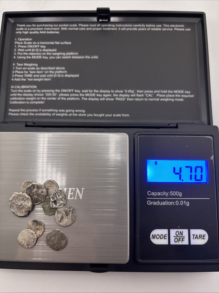 Islamic Silver Ottoman And IIkhanid Akce Fals, Job Lot, 11, 4.7g, Fine/Very Fine