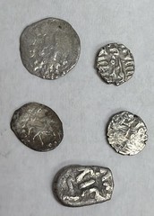 15th -17th Century Silver Islamic Ottoman Empire – 5 Silver Coins